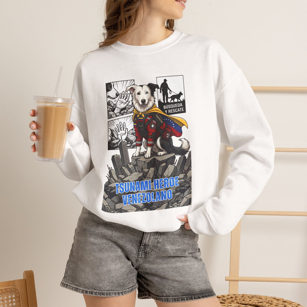 Sudadera Unisex Cuello Redondo | Heavy Blend Algodón y Poliéster