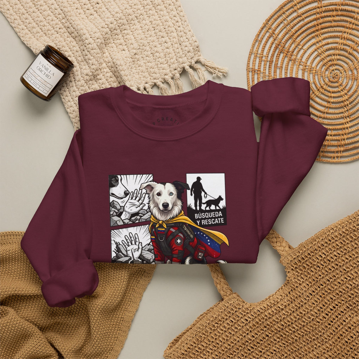 Sudadera Unisex Cuello Redondo | Heavy Blend Algodón y Poliéster
