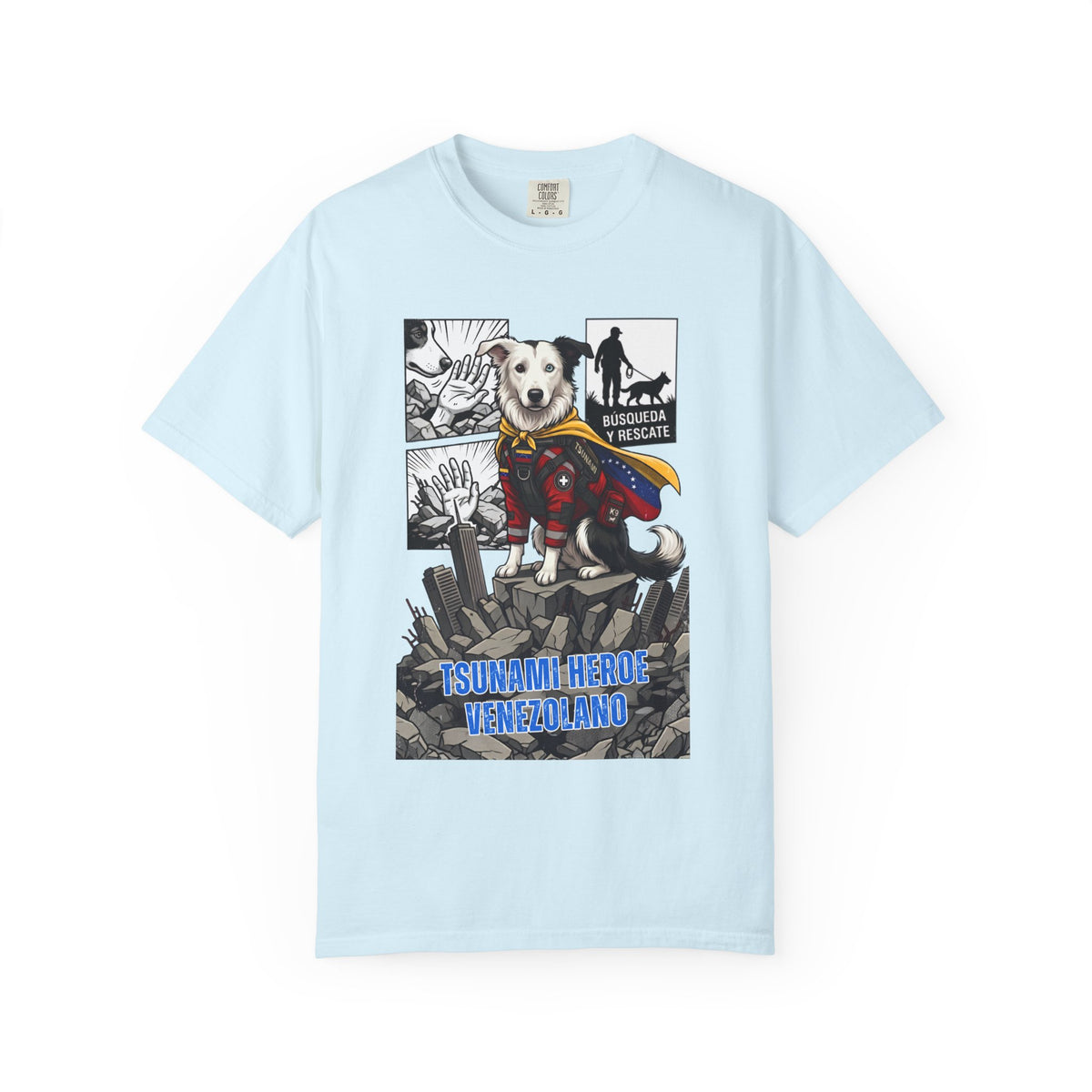 Franela Superdog Venezolano | Camiseta Gráfica Héroe | Identidad Venezuela Diáspora