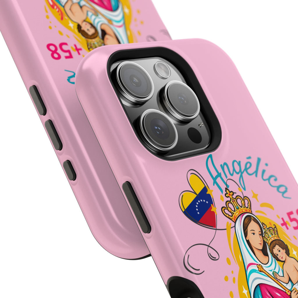 Funda Personalizada con Nombre Virgen de Chiquinquirá Phone Case