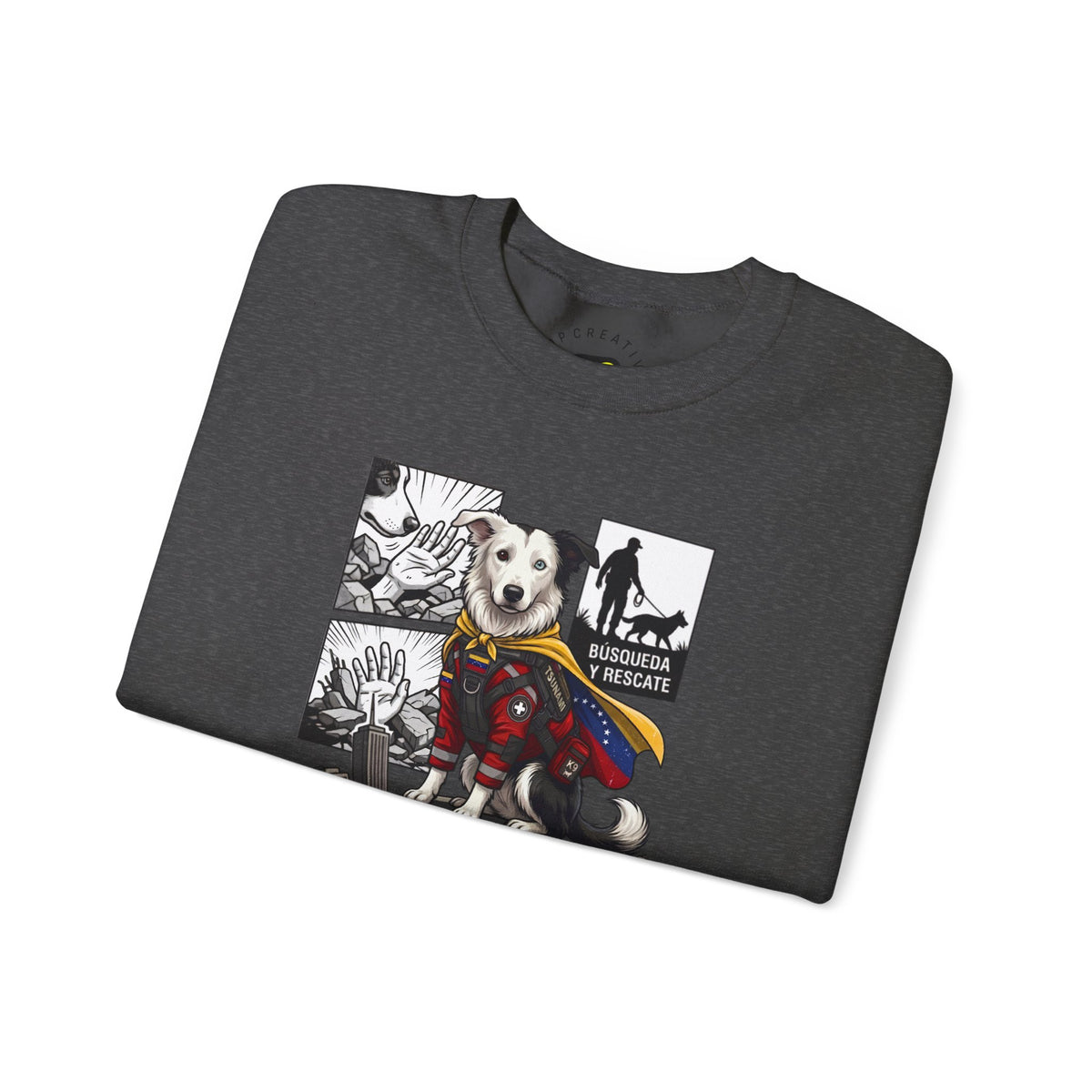 Sudadera Unisex Cuello Redondo | Heavy Blend Algodón y Poliéster