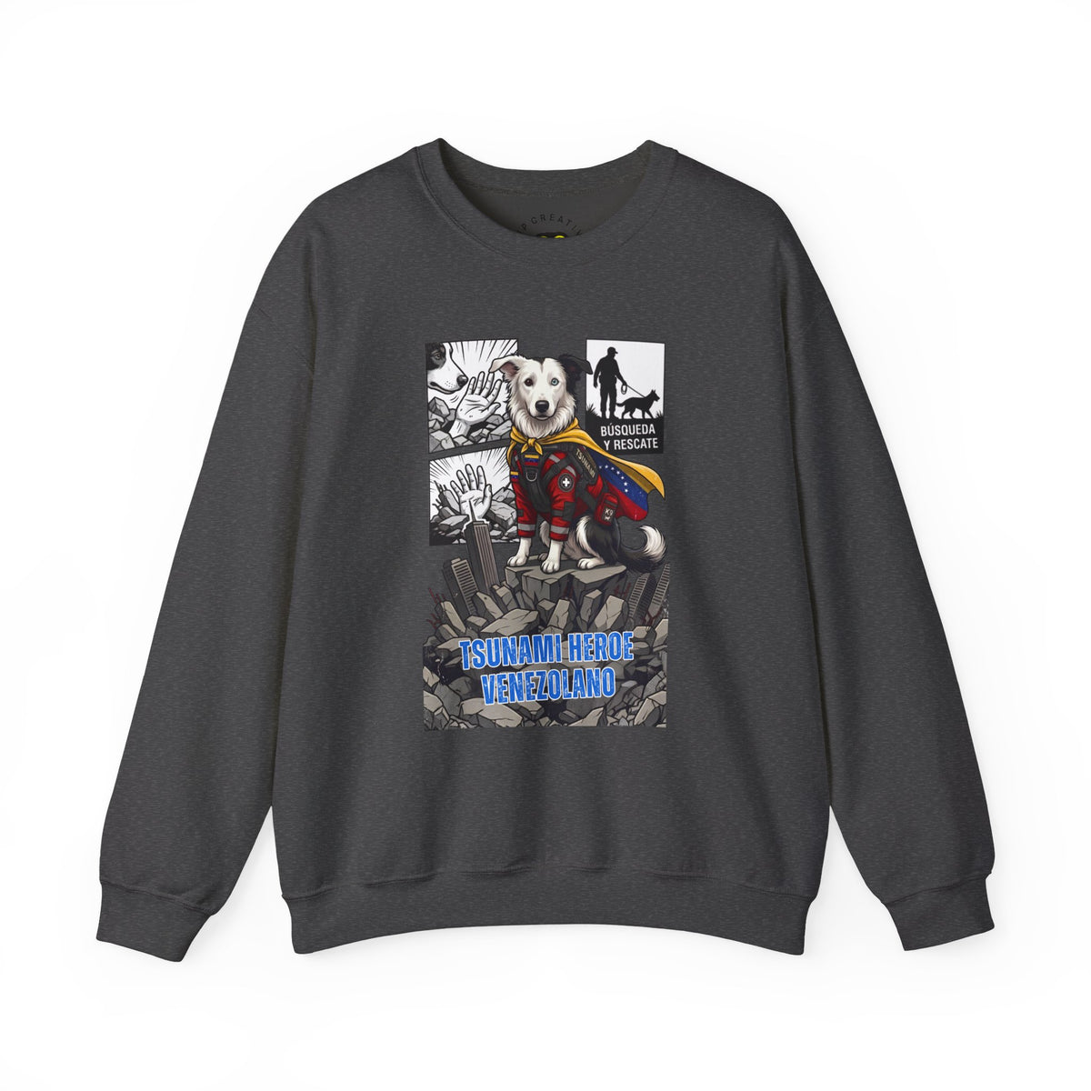 Sudadera Unisex Cuello Redondo | Heavy Blend Algodón y Poliéster