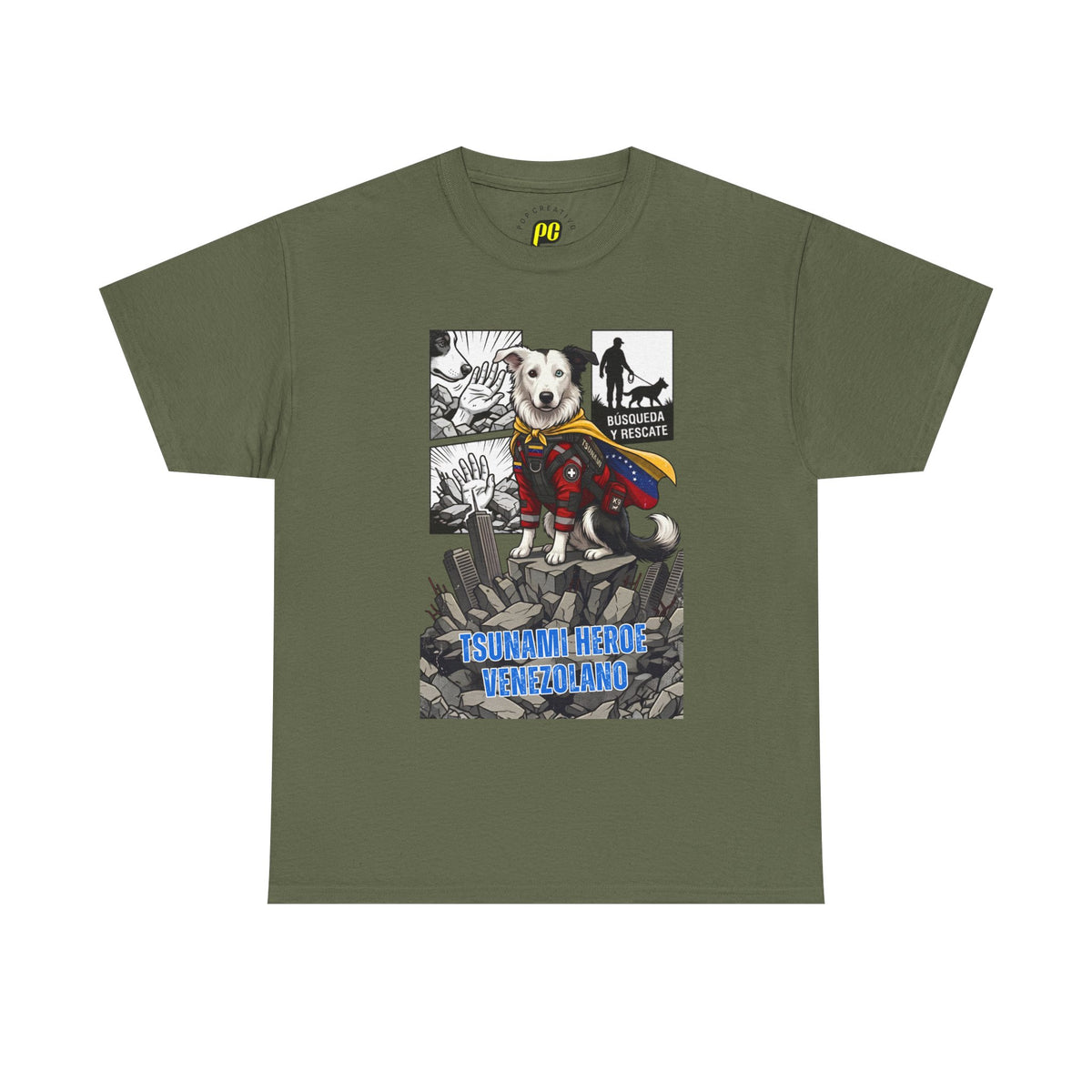Franela Unisex Algodón Pesado | Camiseta Clásica