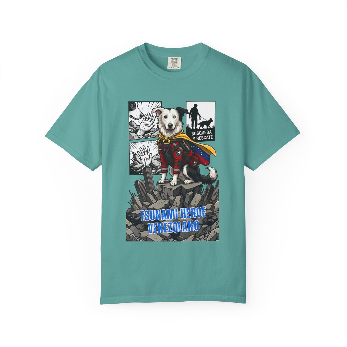Franela Superdog Venezolano | Camiseta Gráfica Héroe | Identidad Venezuela Diáspora