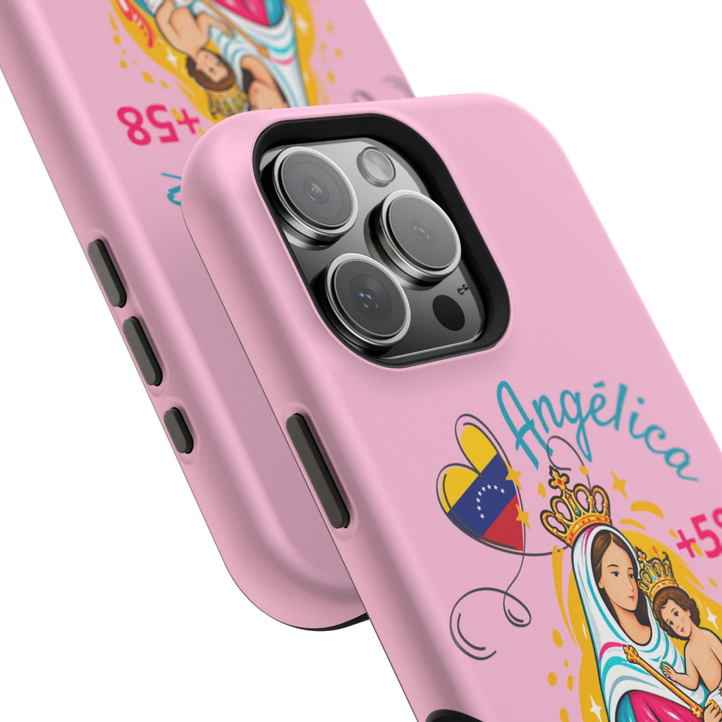Funda Personalizada con Nombre Virgen de Chiquinquirá Phone Case
