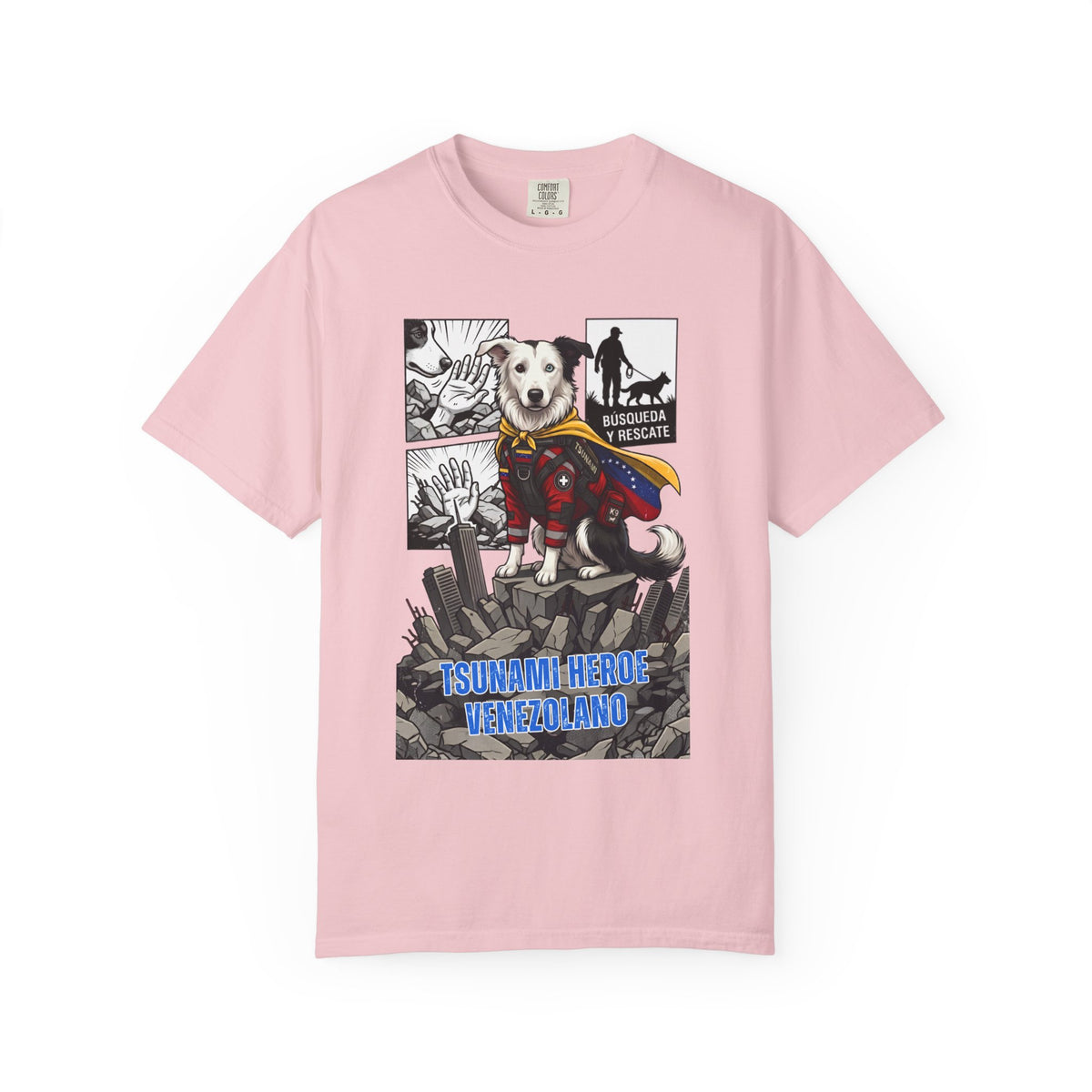 Franela Superdog Venezolano | Camiseta Gráfica Héroe | Identidad Venezuela Diáspora