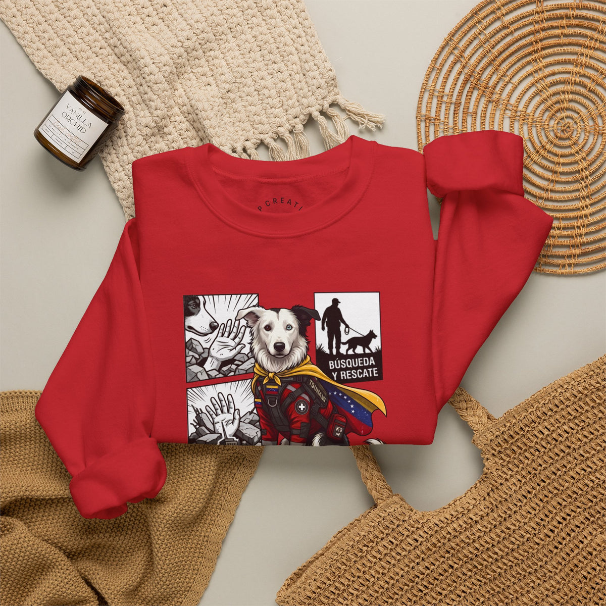 Sudadera Unisex Cuello Redondo | Heavy Blend Algodón y Poliéster