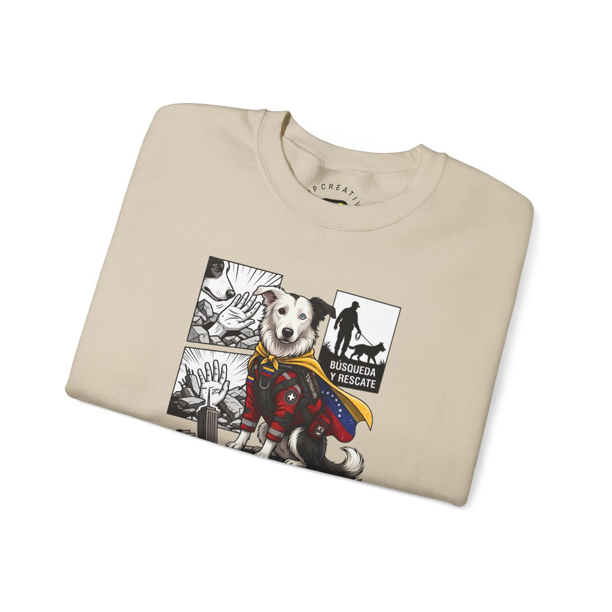 Sudadera Unisex Cuello Redondo | Heavy Blend Algodón y Poliéster