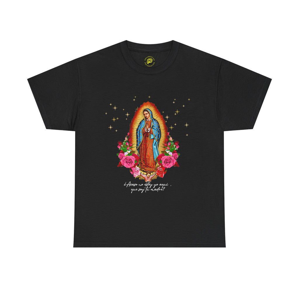 Franela Virgen de Guadalupe | Camiseta Devocional Floral Nuestra Señora