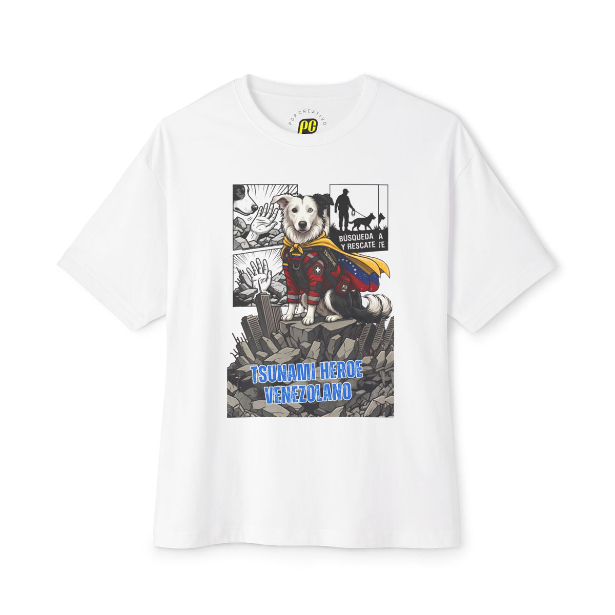 Franela Oversize Unisex | Camiseta Boxy de Algodón