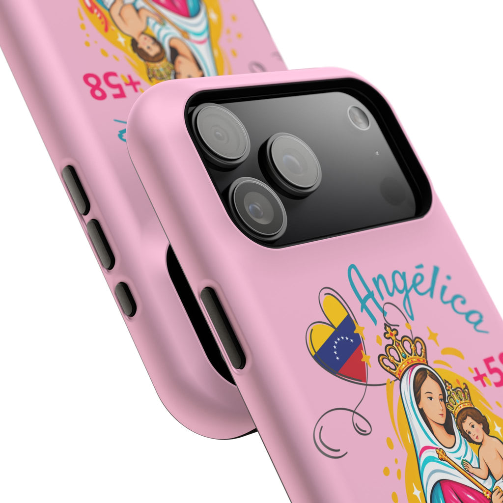 Funda Personalizada con Nombre Virgen de Chiquinquirá Phone Case