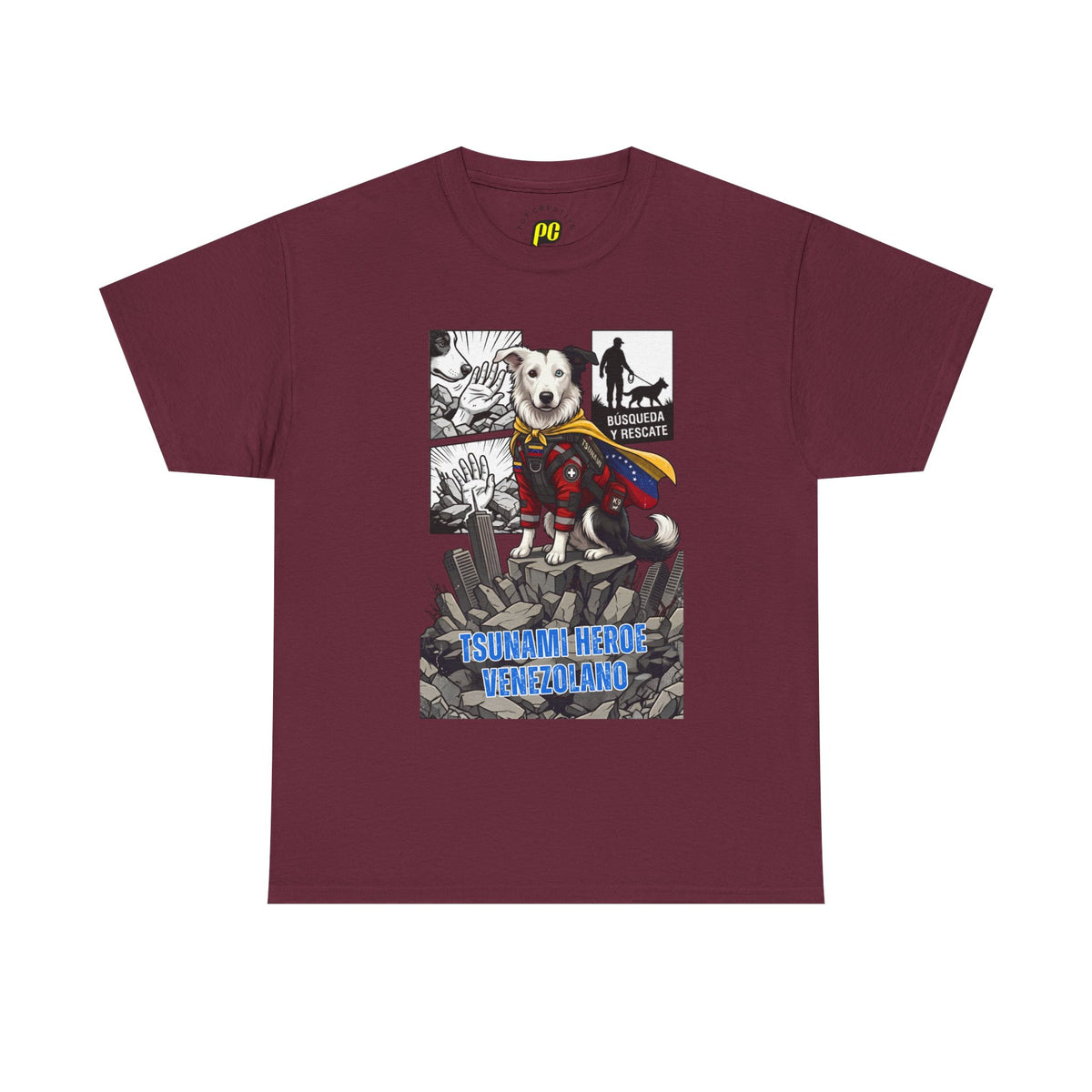 Franela Unisex Algodón Pesado | Camiseta Clásica