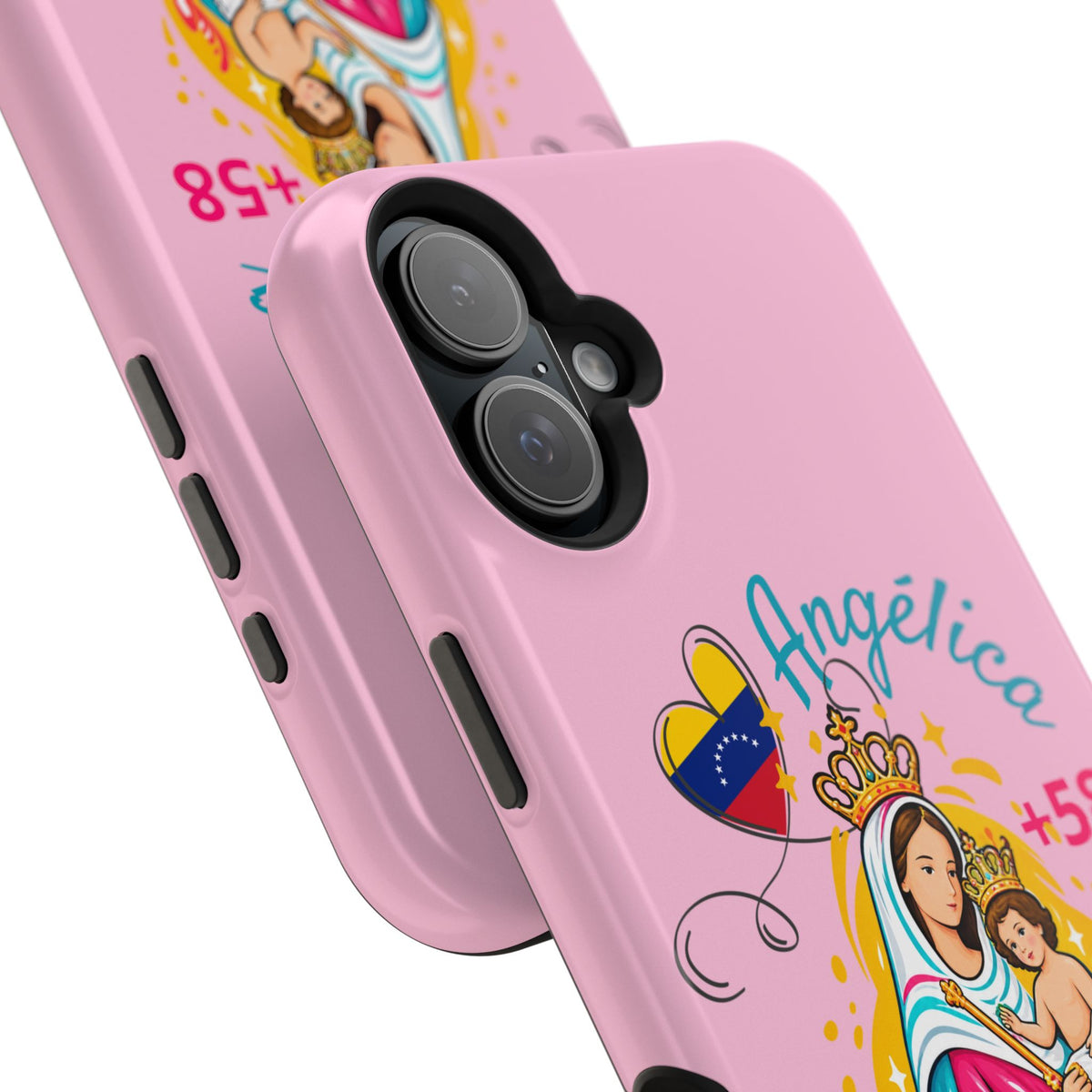 Funda Personalizada con Nombre Virgen de Chiquinquirá Phone Case