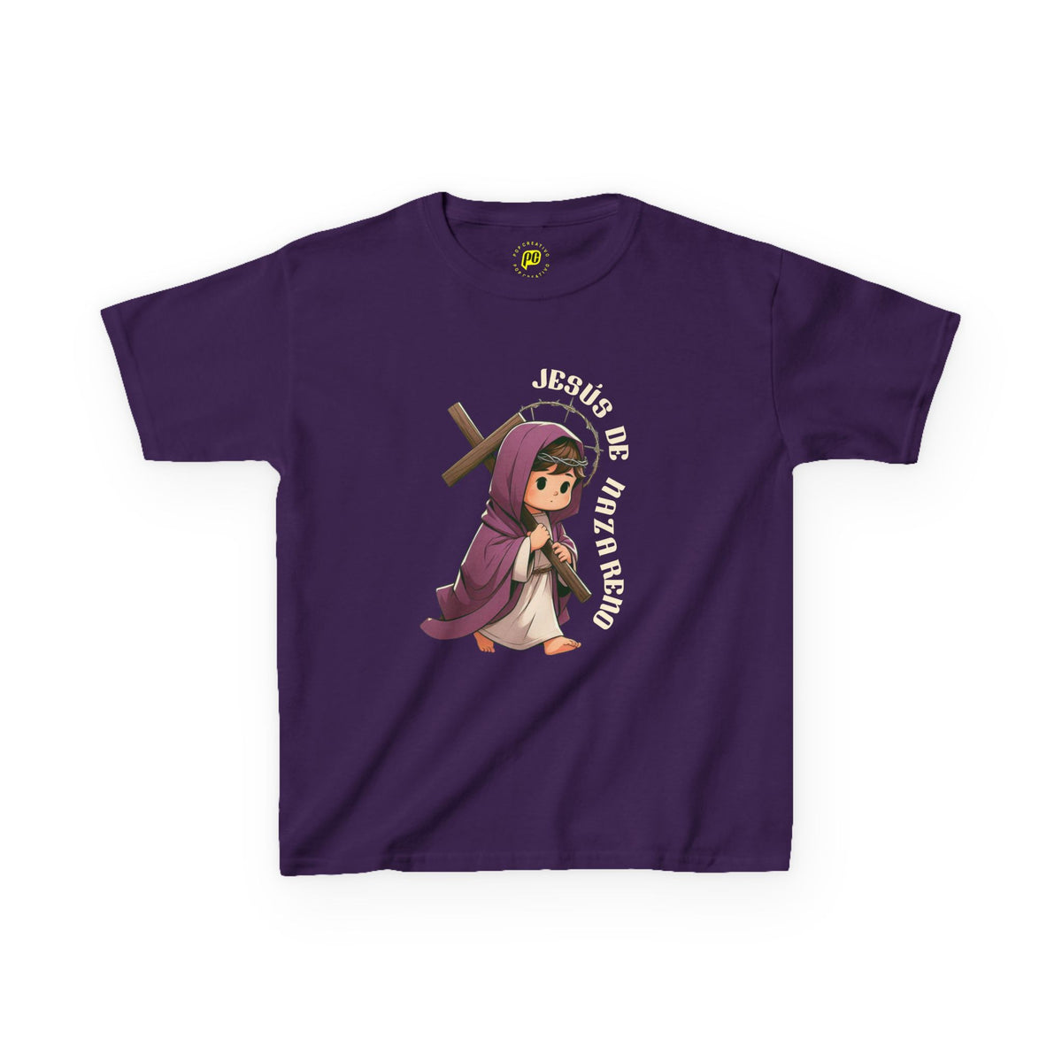 Franela Niños | Santo Cargando la Cruz | Camiseta Religiosa Infantil