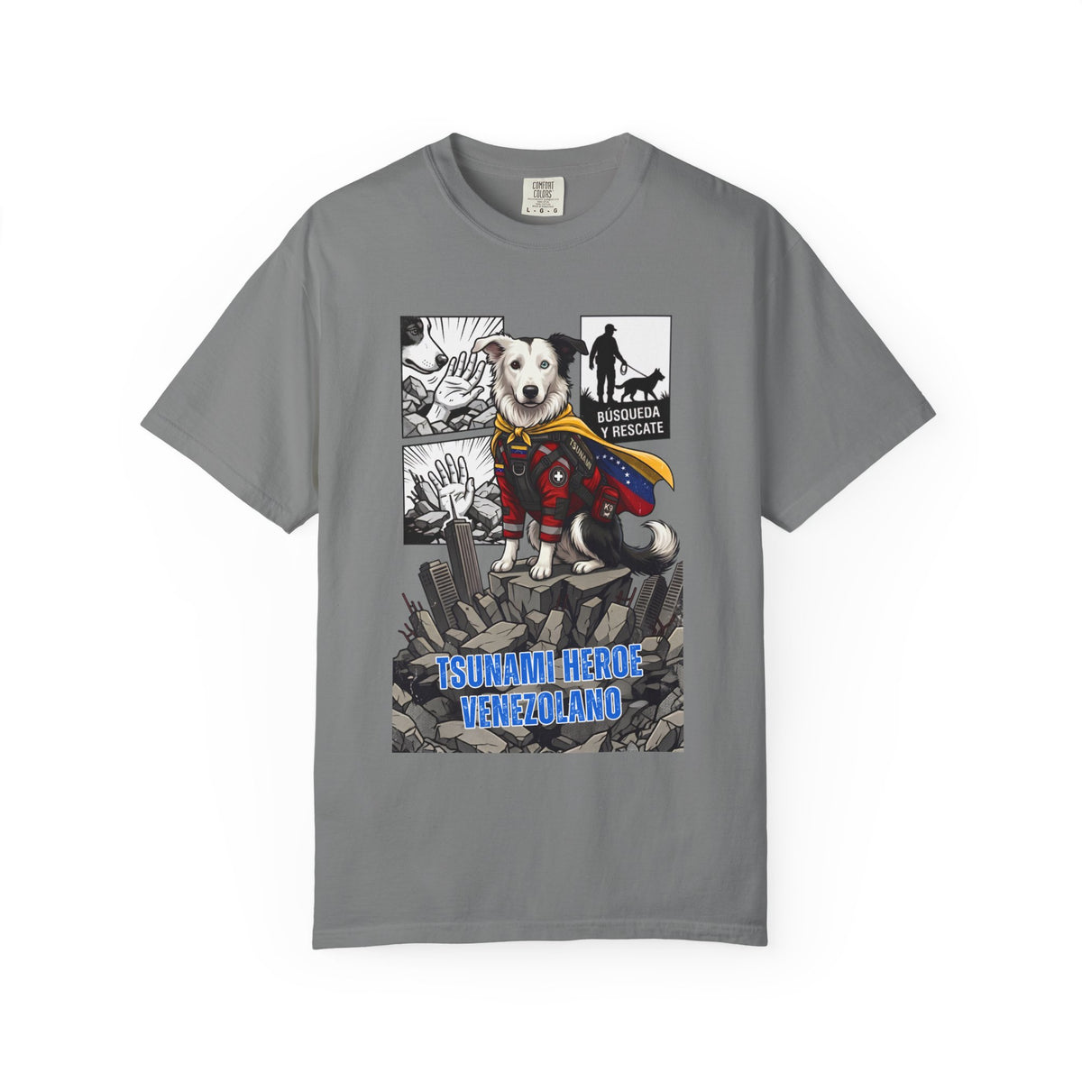 Franela Superdog Venezolano | Camiseta Gráfica Héroe | Identidad Venezuela Diáspora