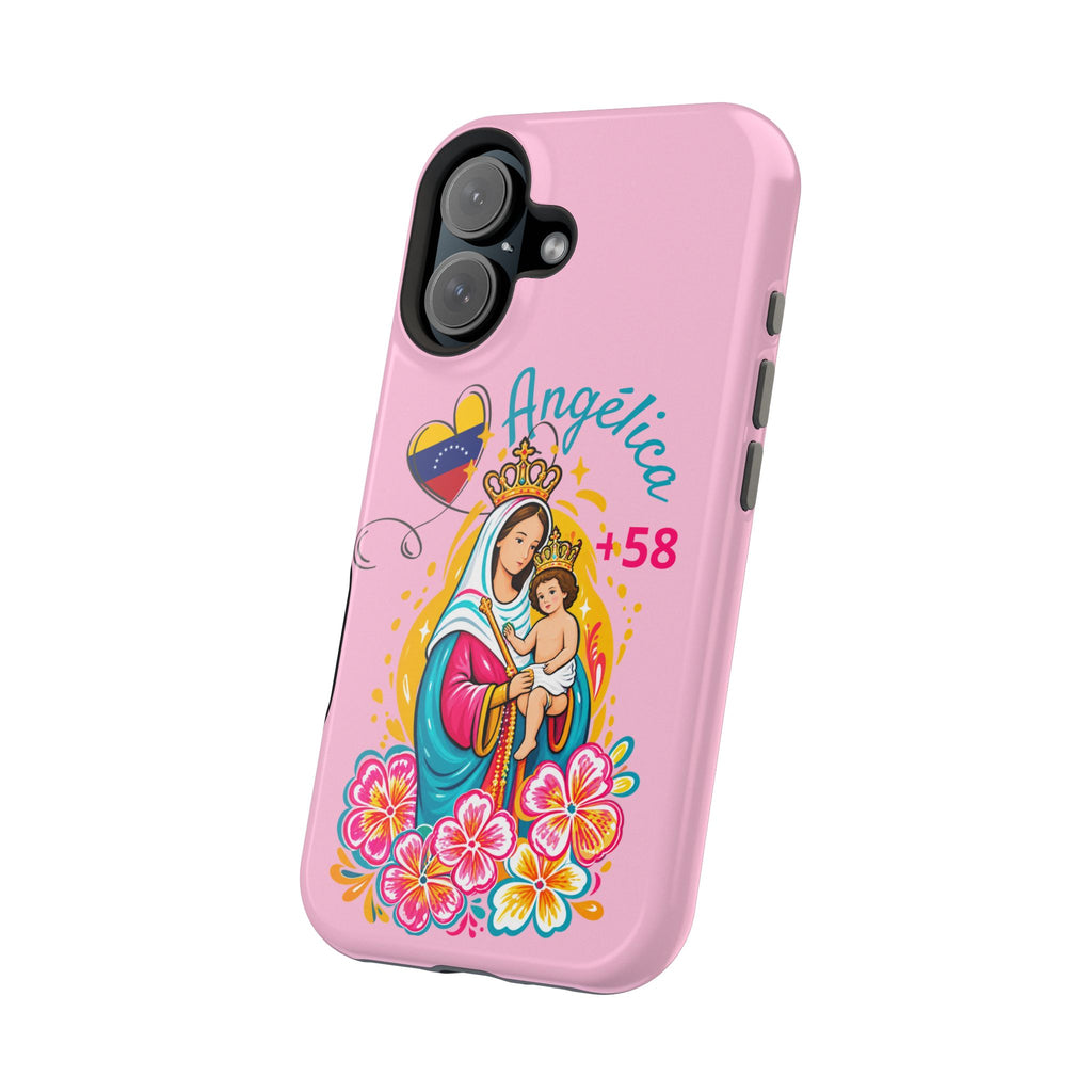 Funda Personalizada con Nombre Virgen de Chiquinquirá Phone Case