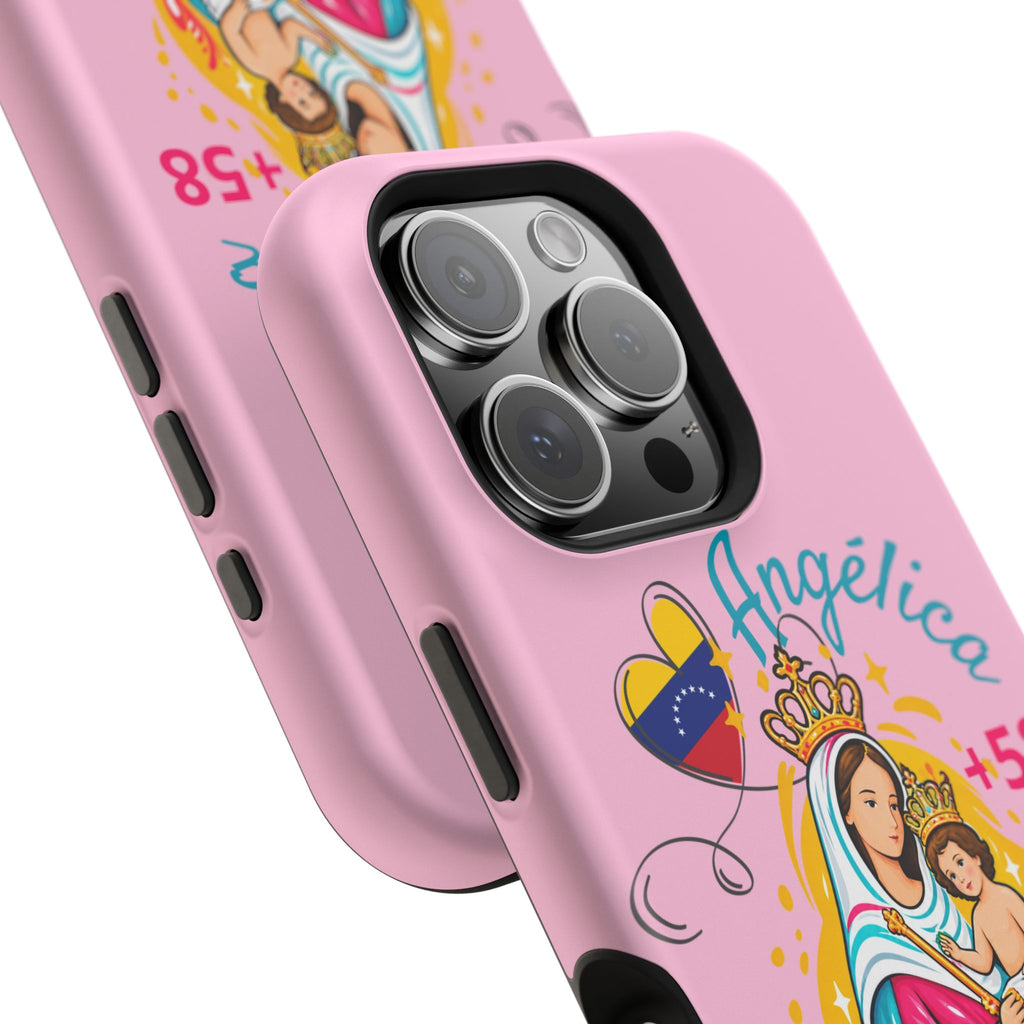 Funda Personalizada con Nombre Virgen de Chiquinquirá Phone Case