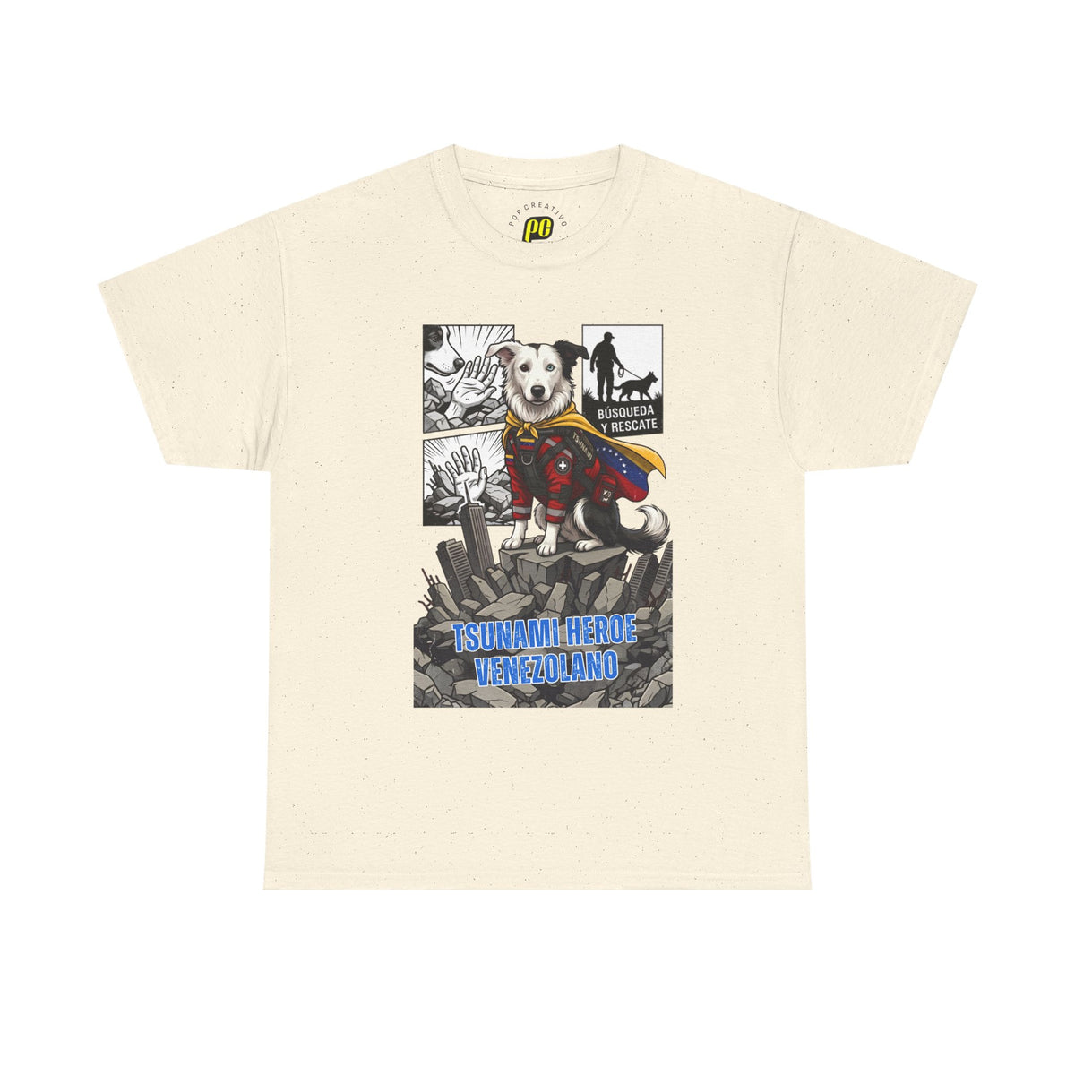 Franela Unisex Algodón Pesado | Camiseta Clásica