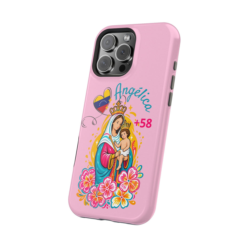 Funda Personalizada con Nombre Virgen de Chiquinquirá Phone Case