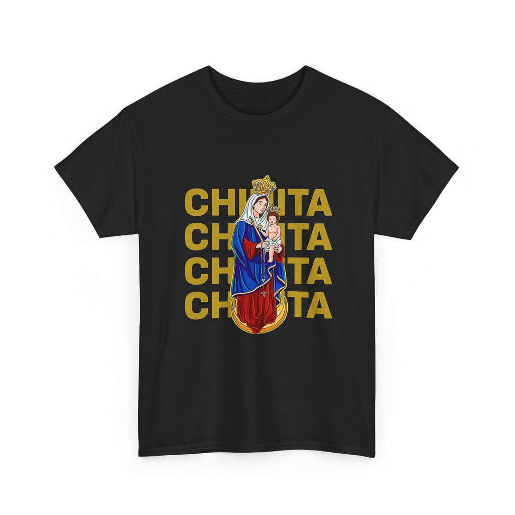 Franela Virgen María | Camiseta Devocional Retro La Chinita