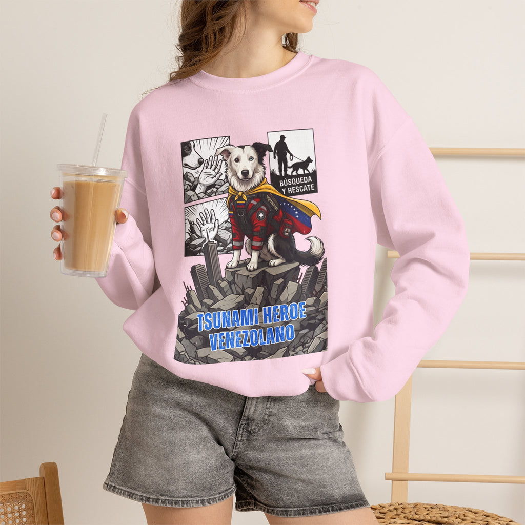 Sudadera Unisex Cuello Redondo | Heavy Blend Algodón y Poliéster