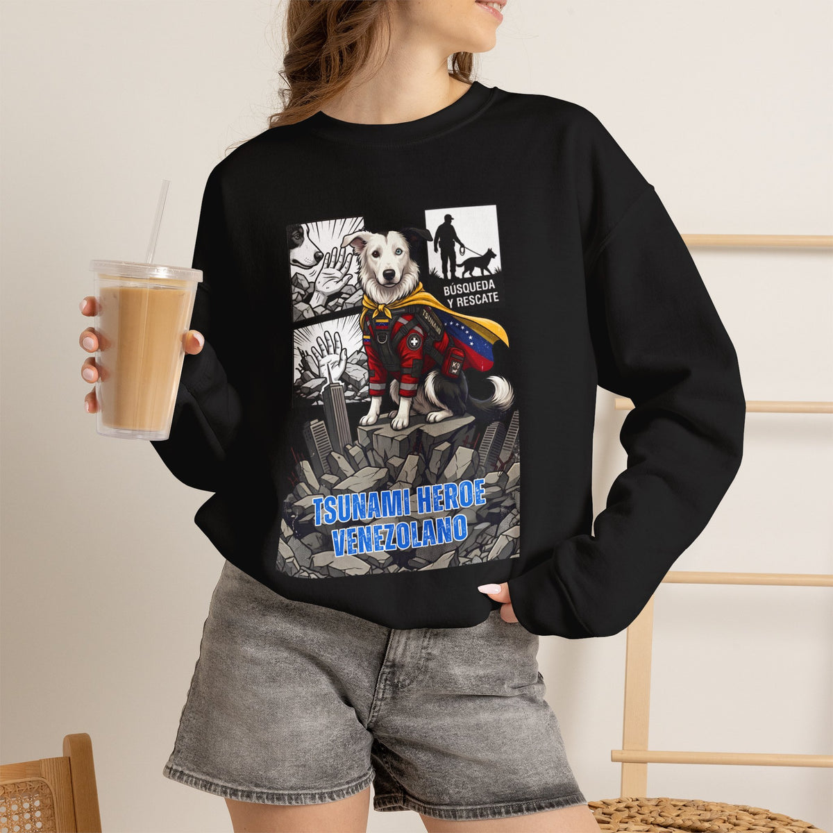 Sudadera Unisex Cuello Redondo | Heavy Blend Algodón y Poliéster