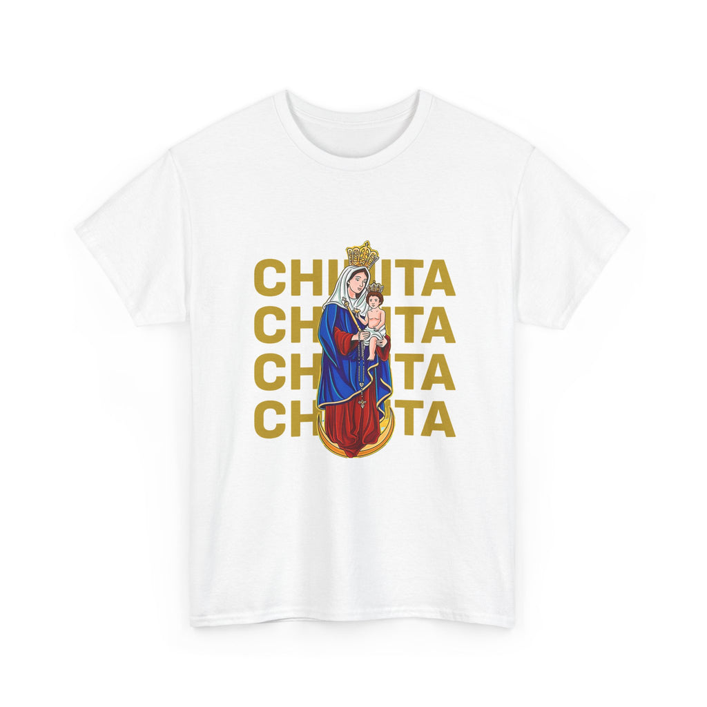 Franela Virgen María | Camiseta Devocional Retro La Chinita