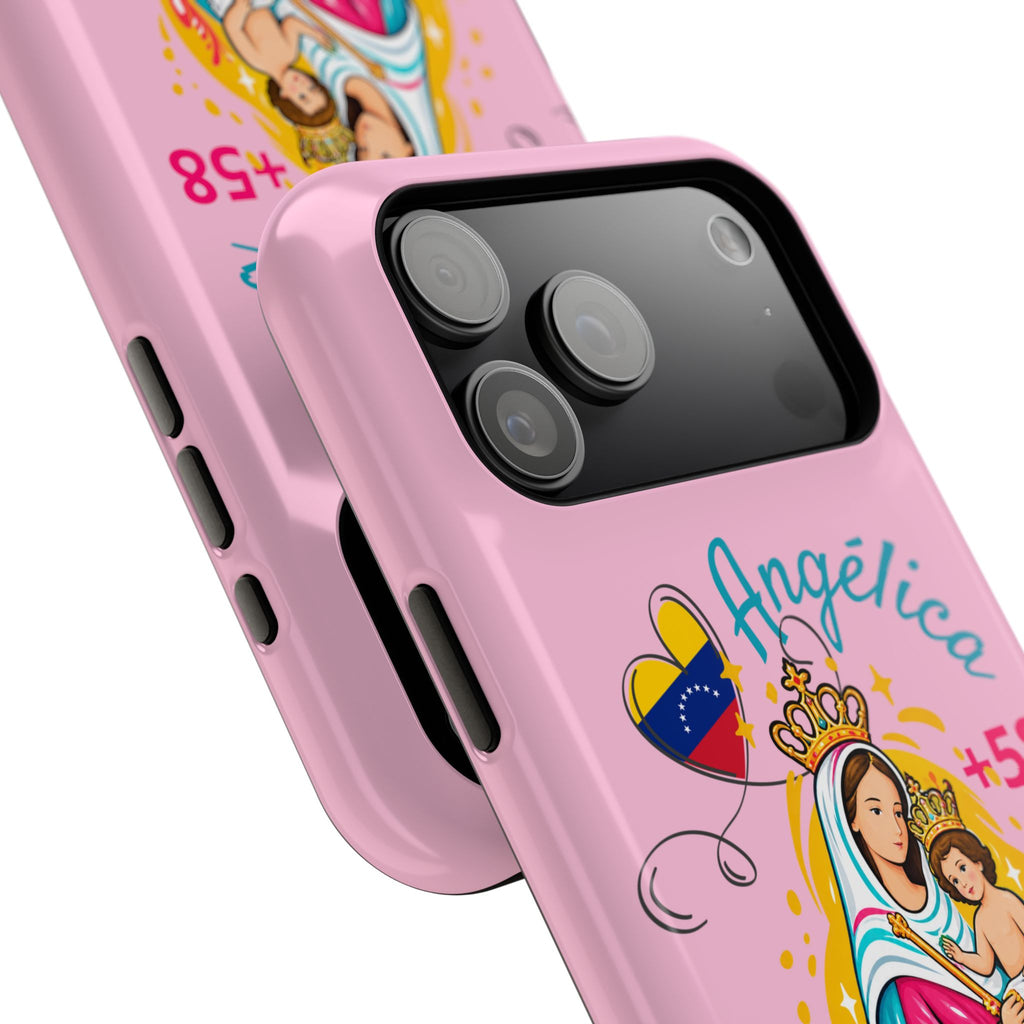 Funda Personalizada con Nombre Virgen de Chiquinquirá Phone Case