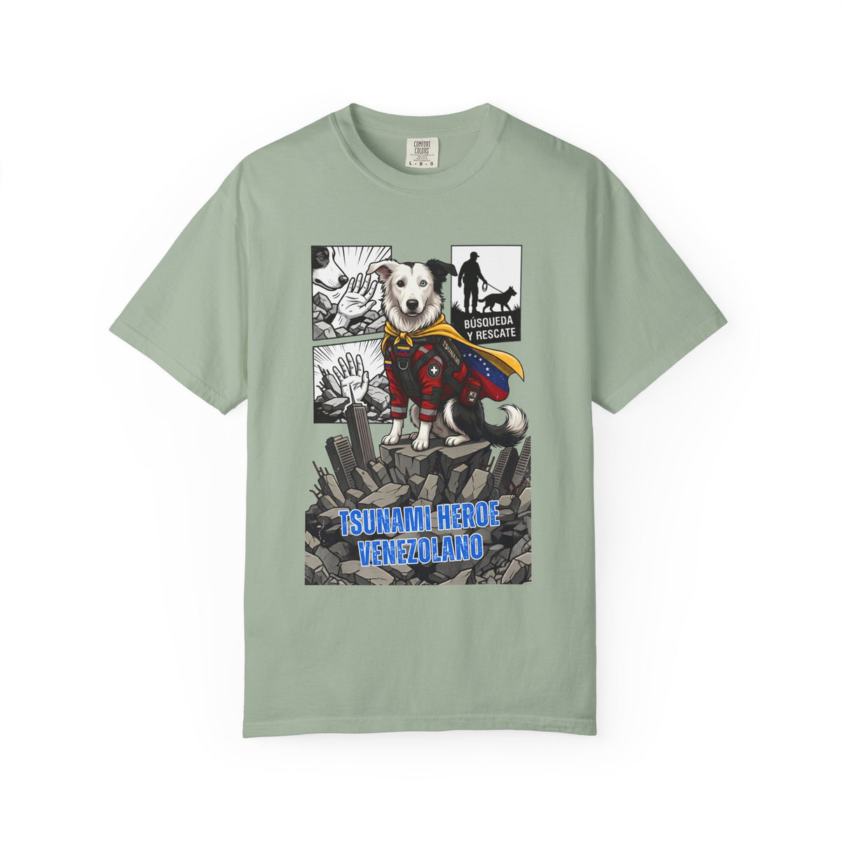 Franela Superdog Venezolano | Camiseta Gráfica Héroe | Identidad Venezuela Diáspora