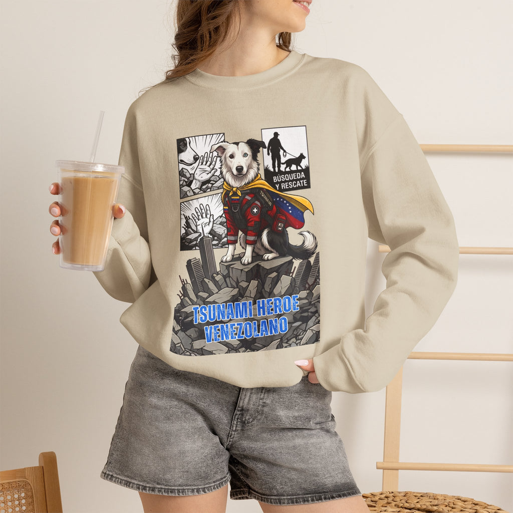 Sudadera Unisex Cuello Redondo | Heavy Blend Algodón y Poliéster