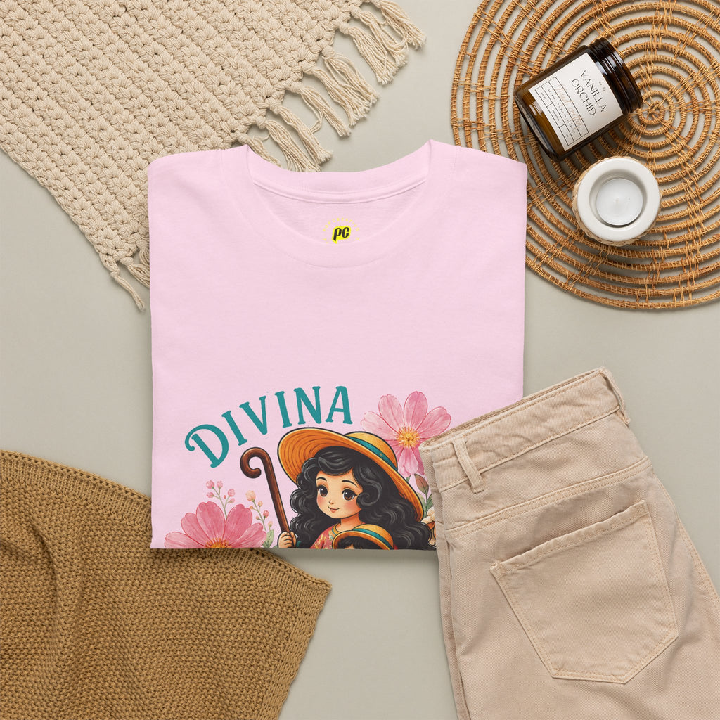 Franela Divina Pastora | Camiseta Mariana con Corderos